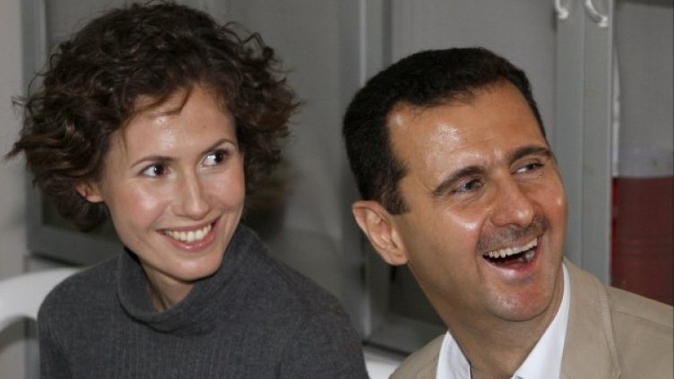 Асма и башар Асад. Снимка: архив, Reuters