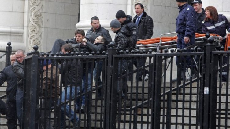 Прокурор Роман Василев след стрелбата по Баретата вчера. Снимка: БТА