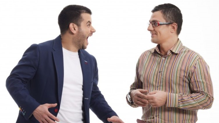 Водещите Иван и Андрей Снимка: TV7