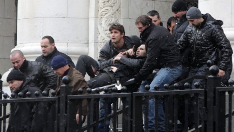 Златко Баретата беше прострелян на влизане в Съдебната палата. Снимка: БТА