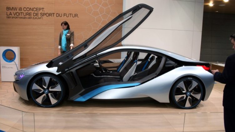 BMW i8 на автосалон Женева 2012. Снимка: Automedia.bg
