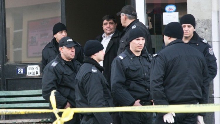 Мястото на убийството. Снимка: Булфото