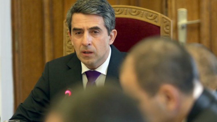 Плевнелиев води заседанието на КСНС. Снимка: БТА