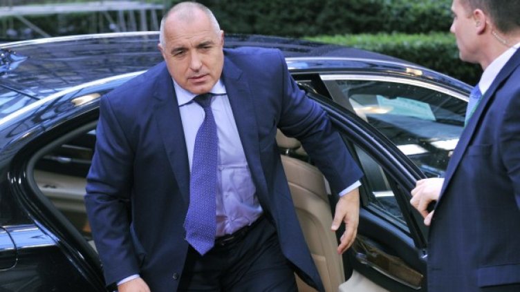 Бойко Борисов пристига на Европейския съвет в Брюксел. Снимка: Reuters