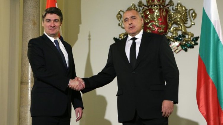 Зоран Миланович и Бойко Борисов. Снимка: БТА