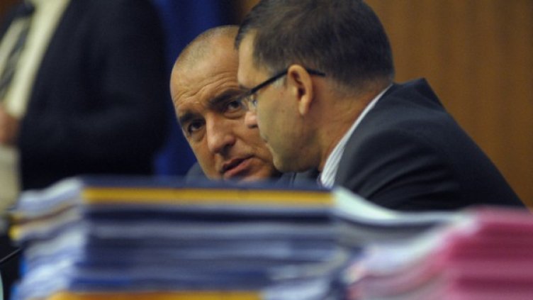 Борисов твърд за остраняването на Дянков. Снимка: БТА