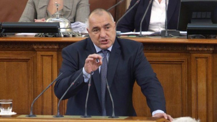 Бойко Борисов в парламента Снимка: БТА