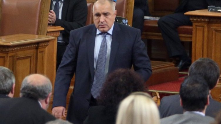 Бойко Борисов в парламента Снимка: БТА