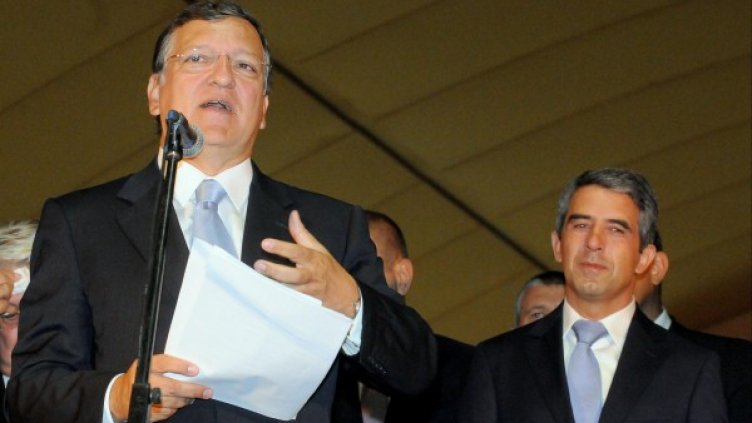 Барозу и Плевнелиев на откриването на втория лъч на софийското метро. Снимка: архив, Булфото