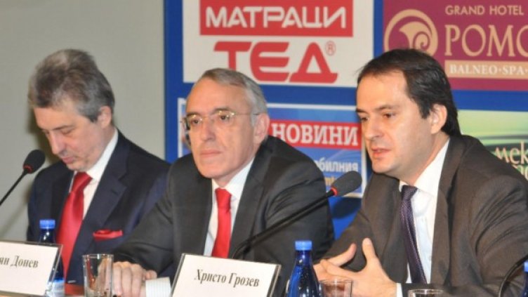 Любомир Павлов, Огнян Донев и Христо Грозев Снимка: архив, Булфото