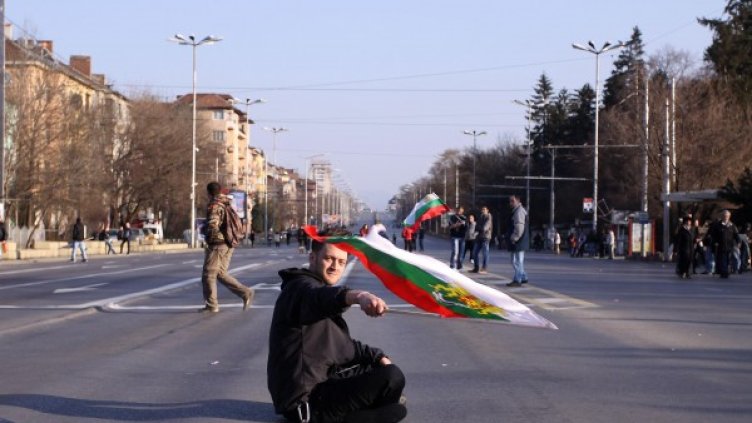 Блокада на Орлов мост. Снимка: архив, Булфото