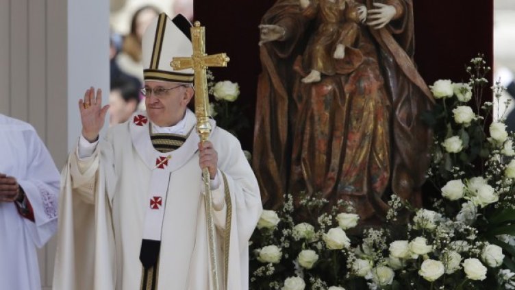 Да не се страхуваме от доброто, призова папата