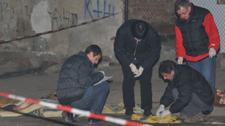 Мястото на стрелбата. Снимка: Булфото