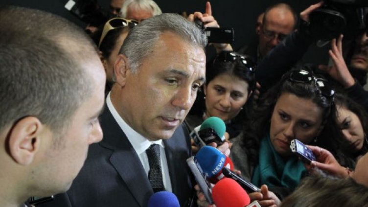 Христо Стоичков подкрепи студентите. Снимка: БТА