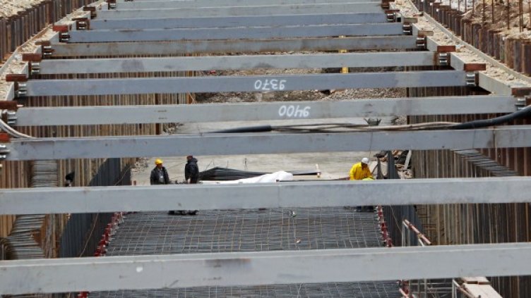 Фандъкова направи инспекция на строителството на участъка от метрото "бул.Цариградско шосе &ndash; ж.к. Дружба-летище София". Снимка: БТА