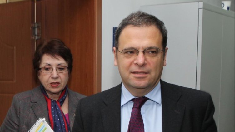 Служебният министър на екологията Юлиан Попов. Снимка: БТА