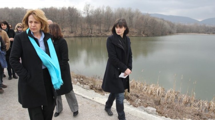 Фандъкова поиска водата в София да не се увеличава. Снимка: БТА