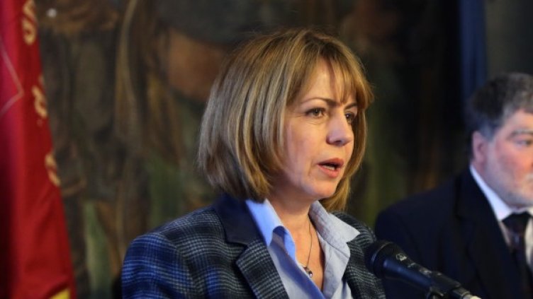 Фандъкова инспектира  изграждането на инсталацията за третиране на биологични отпадъци. Снимка: БТА