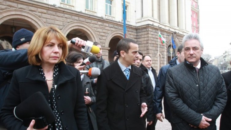 Йорданка Фандъкова, Тодор Чобанов и Марин Райков разгледаха Ларгото. Снимка: БТА