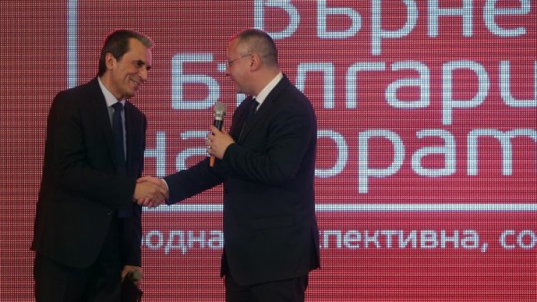 Пламен Орешарски и Сергей Станишев Снимка: БТА