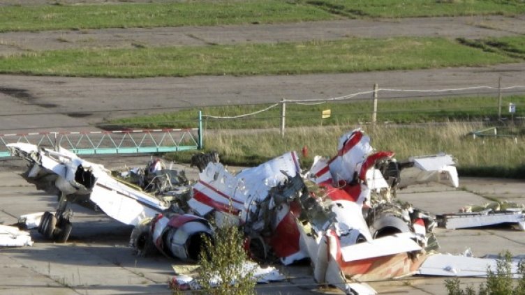 Останките от разбилия се самолет Снимка: архив, Reuters