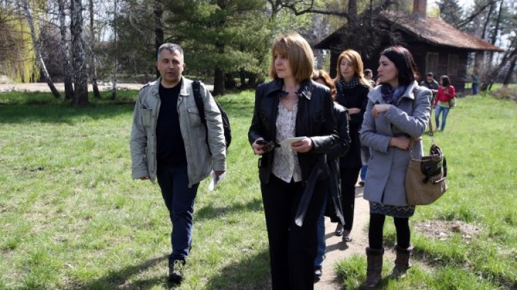 Йорданка Фандъкова инспектира парка Снимка: БТА