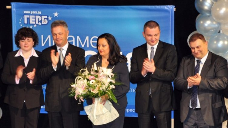 Откриването на предизборната кампания на ГЕРБ във Варна се състоя в драматичен театър &bdquo;Стоян Бъчваров&rdquo;. Снимка: БТА