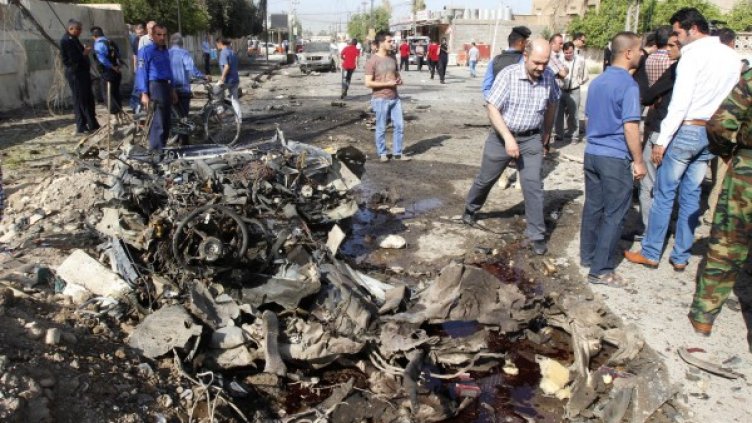 Десетките са убитите и ранените при серията атентати днес в Ирак. Снимка: Reuters