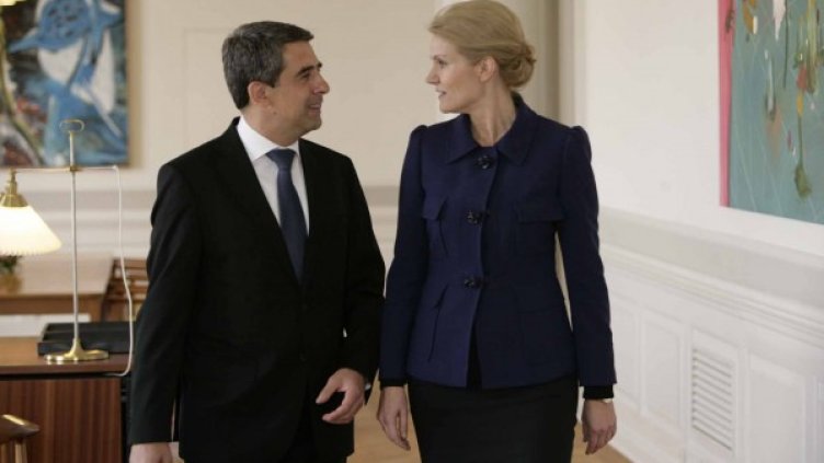 Росен Плевнелиев и Хеле Торнинг-Шмит. Снимка: БТА