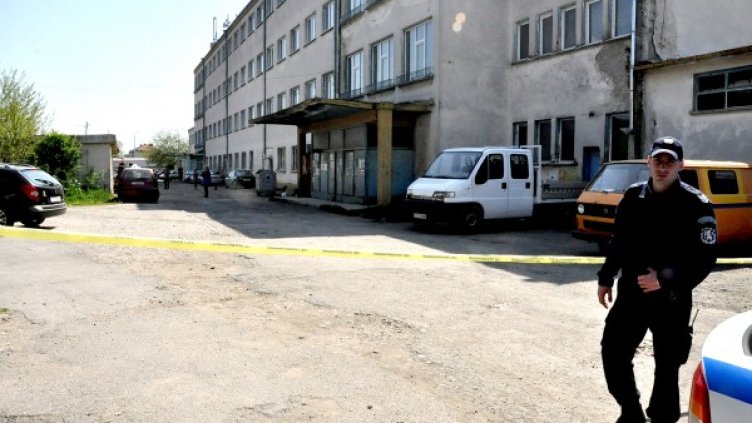 Мястото на инцидента е отцепено от полиция. Снимка: БТА