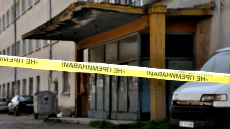 Мястото на убийството на дърводелеца. Снимка: БТА