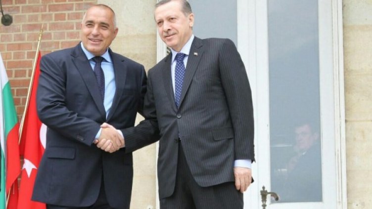 Борисов и Ердоган по време на тристранната среща с премиерите на Турция и Катар, май 2012 г. Снимка: Bulphoto