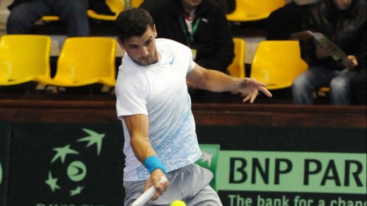 Григор Димитров загуби от Гаске. Снимка: Булфото, архив