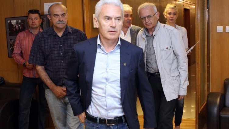 Лидерът на "Атака" Волен Сидеров. Снимка: БТА
