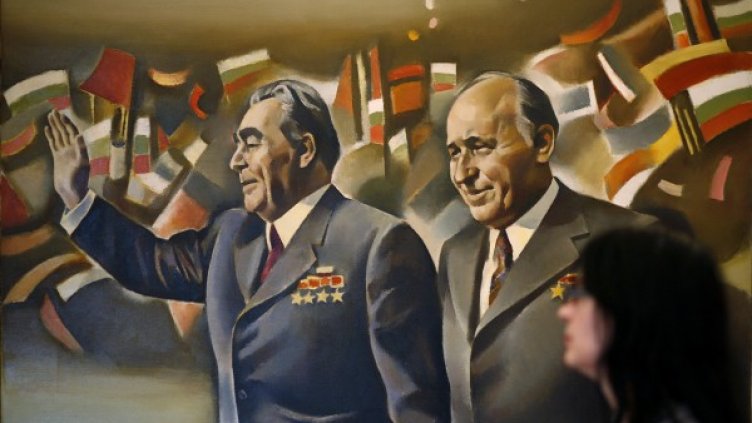 Портрет на Брежнев и Тодор Живков. Снимка: архив, Reuters