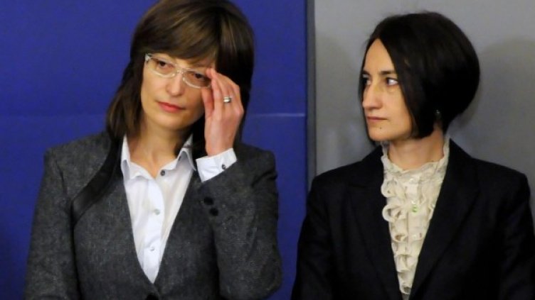 Екатерина Захариева и Деяна Костадинова. Снимка: архив, БулФото