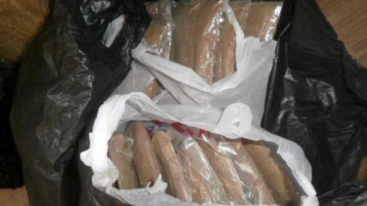 Иззетата дрога. Снимка: МВР