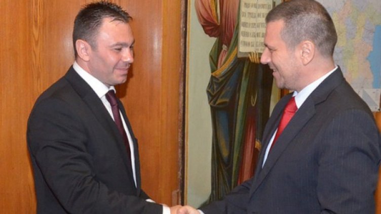 Светлозар Лазаров (л) и Калин Георгиев Снимка: МВР