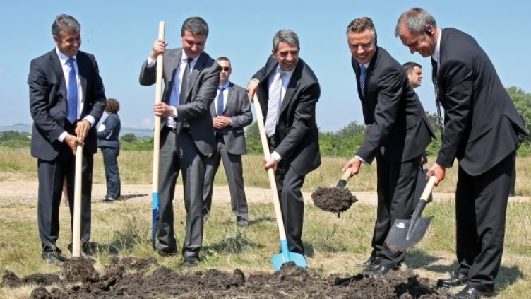 Първа копка на новата икономическа зона. Снимка: БТА