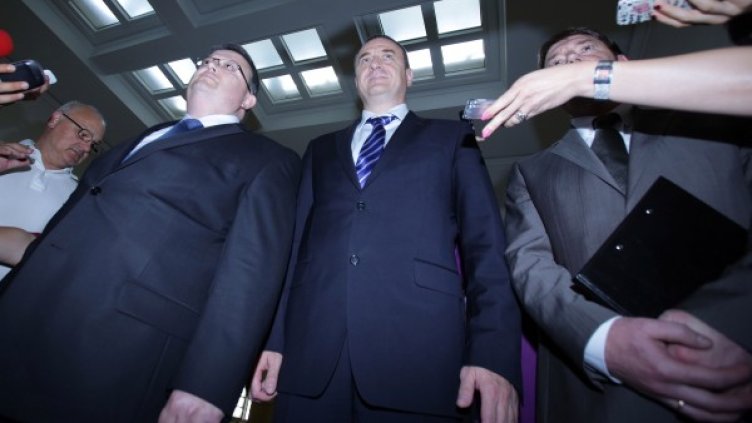 Срещата в понеделник се проведе без Пеевски. Снимка: БТА