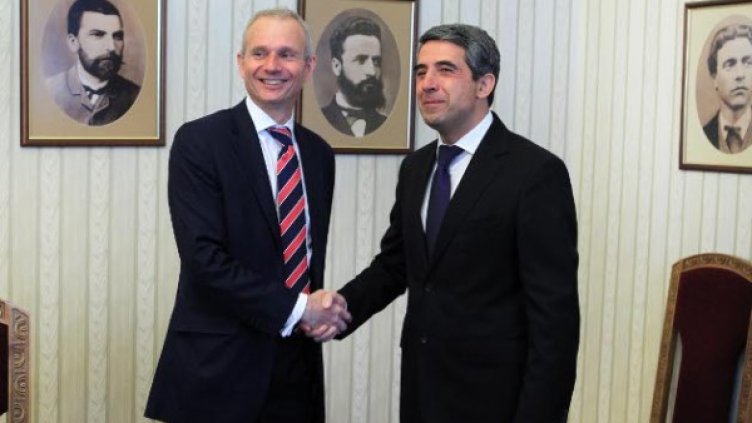 Дейвид Лидингтън и Росен Плевнелиев. Снимка: БТА