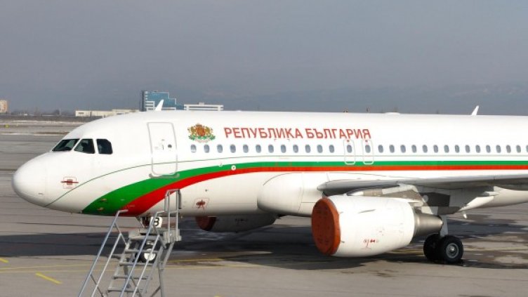 Правителственият самолет. Снимка: Булфото, архив