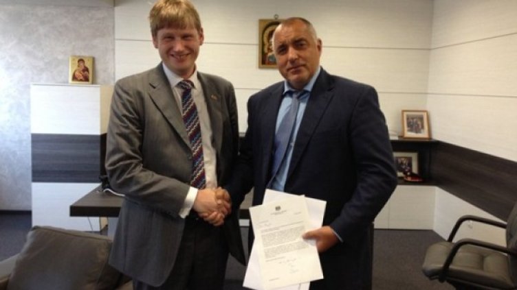 Бойко Борисов и Джонатан Алън Снимка: ГЕРБ