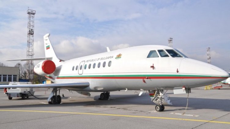 Правителственият Фалкон. Снимка: Булфото