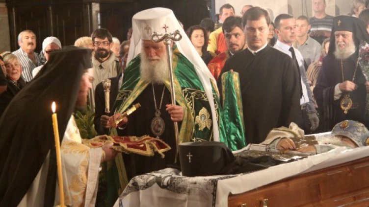 Патриарх Неофит на опелото на митрополит Кирил. Снимка: Impact Press Group