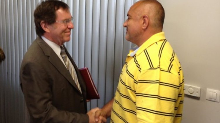 Жан-Клод Миньон се срещна с Бойко Борисов. Снимка: ГЕРБ