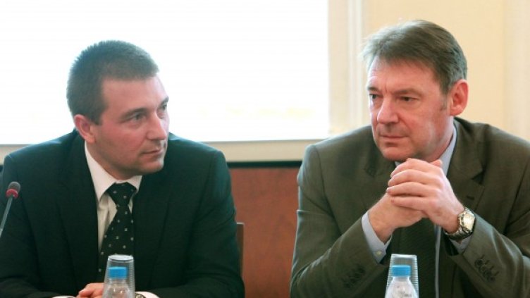 Недялко Недялков(вляво) и Владимир Писанчев. Снимка: БТА