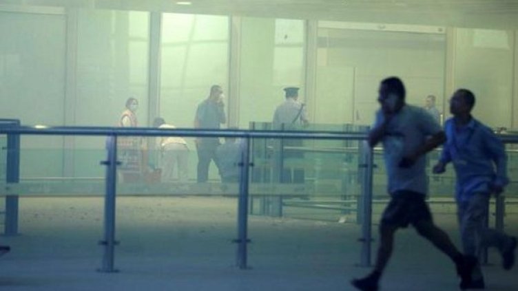 Мястото на взрива. Снимка: Reuters