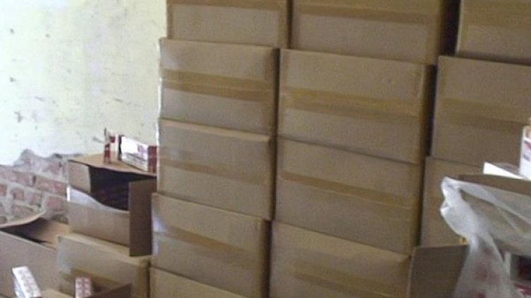 Част от задържаните цигари. Снимка: МВР