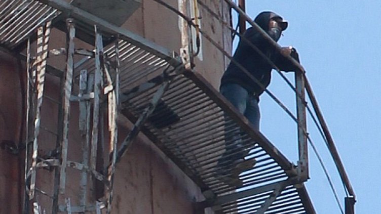 Игор Шабов на комина на ТЕЦ-а. Снимка: БТА